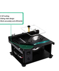 Mini Desktop Table Saw 150W With Adjustable Speed For Diy Wood Plastic And Acrylic Cutting 35mm Cutting Depth Portable