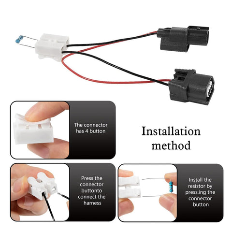 VCM Muzzler Harness Disable Kit For Honda Accord Pilot Odyssey Ridgeline Fits Honda Models with connectors and resistors
