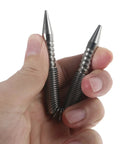 Two Piece Head Nail Setter Kit For Hard Metal Surfaces And Door Hinge Pins Heavy Duty Construction With Hammerless Action For Easy Center Marks And Drilling Guidance Perfect For Home DIY Projects And Professional Use, hand-held steel tips