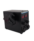 Black 110V 750W 2 In 1 SMD Hot Air Rework Station and Soldering Iron with LCD Dual Digital Display. Pro Grade Quality.