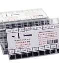Top Shelf Miniature Small Screw Assortment Kit With Transparent Organizer Box And Tiny Machine Bolts Perfect For Nitty Gritty Repairs And Weekend Projects Gonna Need This One in clear container with assorted tiny black machine bolts.