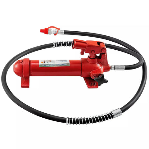 Heavy Duty 6 Ton Porta Power Hydraulic Jack Kit Featuring Complete Auto Body Frame Repair Setup With Smooth Push Pull Straightening Ram Built Tough For Daily Garage Muscle