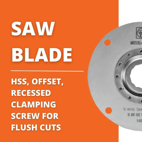 Tough As Nails HSS Oscillating Multi Tool Saw Blade With Offset Design For Easy Reach In Tight Squeezes And Knockout Edge Trimming Fast Efficient Cutting Action Handles Daily Grind With Zero Sweat Around The Shop