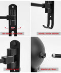 Beefy 180 Degree Swivel Helmet Wall Mount Heavy Duty Aluminum Helmet Holder For Motorcycle And Bike Gear Durable Wall Rack