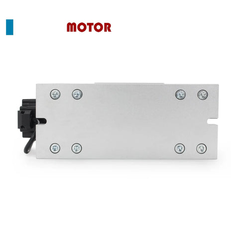 CNC Fourth Fifth Axis Rotary Harmonic Drive Reducer Dividing Head Gearbox With 50 To 1 Speed Ratio And Pneumatic Motors For Beast Mode Precision Milling And Prototyping, silver gearbox housing front view