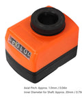 Lightweight Digital Bore Position Indicator With Clear Readout Mechanical Counter for Compact Lathe Machines, orange casing
