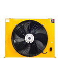 Front view of Beast Of A Heavy Duty Hydraulic Oil Cooling Radiator With 19KW Cooling Power And 300 L Per Minute Flow, industrial use