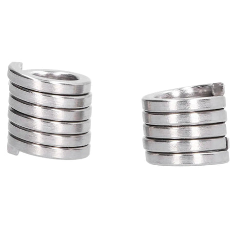 150 Piece Spring Lock Washers Kit A2 70 Stainless Steel Marine Grade Split Square Washers For Automotive DIY Construction Engineering And Home Repair Projects M3 To M5, stacked washers