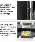 Heavy Duty Ev Station Enclosure With Tempered Glass Front Panel Solid Steel Wall Mount Weatherproof Case Kickass Outside Shield For Electric Vehicle Charging Setup White showing high-strength hinges and cable entry ports.