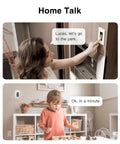 Person using a touchscreen smart dimmer switch for single pole and 3 way wiring, Wi Fi enabled dimmable light switch, app control.