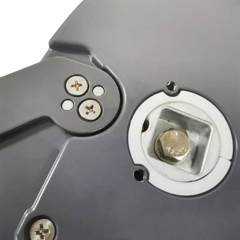 Close-up of mounting screws and components on Outboard Pull Start Throttle Harness Kit With 10 Pin Cable And 16 Foot Wiring Harness