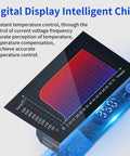 Digital temperature control display of Heated 100W Soldering Iron Kit With LCD Temp Readout And Auto Sleep.
