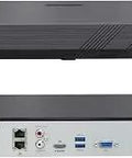 Front and back views of 32 Channel 4K NVR System With H.265 Surveillance Lets You Run Up To 32 IP Cameras At 8MP Or 4K.