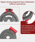 Laser Alignment Tool For Precise BDS Displacement Diagnosis With Magnetic Base on gray machinery