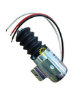 12 Volt Push Solenoid For Trombetta Systems Replacement 12V Shutoff Solenoid Aftermarket New Condition, plug-and-play wires visible