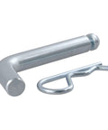 Trailer Hitch Pin And Clip With Grooved Head For Easy Installation Five Eighths Inch Diameter Fits Two Inch Receiver Ergonomic Design For Quick No Fuss Use And Durable Trailer Accessory