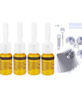 Effortless Windshield Repair Kit For Scratches And Chips, Quick Fix Set For Cracks, Easy Five Minute Application, tools displayed