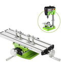 12.2 Inch Mini Milling Machine Worktable With X Y Compound Slide For Drilling Press And Bench Drill Multifunction Aluminum Alloy Table With Precise Adjustable Travel And Dovetail Fit For Tight No Fuss Machining
