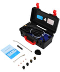Upgrade your cleaning game with this heavy duty 1700W steam cleaner accessories in storage case, including nozzle and manual.