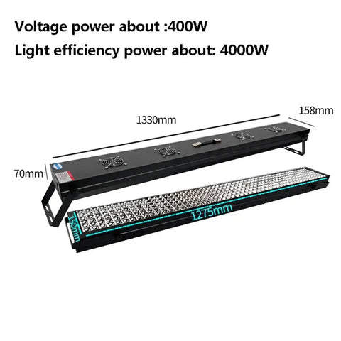 Pro Level 4000W Led Ultraviolet Curing Light With 365Nm 395Nm 405Nm Wide Band Output For Rapid 3D Resin Hardening And Screen Printing Ink Drying Hella Fast Green Oil Dry Setup For Custom Craft Projects