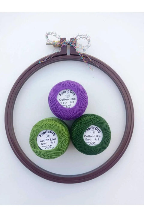 Embroidery Starter Kit With Cotton Threads Three Skeins Punch Needle Hoop Stencils And Heat Erasable Pen For Modern Floral Design