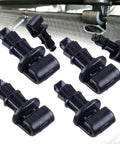 Sun Shade Clip Kit 6 Pcs For Honda Odyssey 2005 2010 Sunshade Hooks Sliding Door Clips 83715 SHJ A21ZA, black thermoplastic