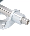 Heavy Duty Push Pull Toggle Clamp With Quick Release For Woodworking And DIY Projects 40Kg Holding Capacity Reliable Fast Positioning Jig Stainless Steel Clamp For Welding Repair And Manufacturing, close-up of threaded end