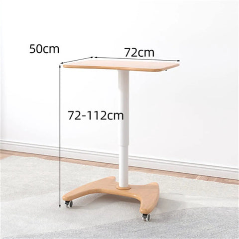 Real Slick Mobile Adjustable Standing Desk With Buttery Smooth Rollaway Casters, Ergonomic Height Adjusting Computer Cart dimensions 72-112cm.