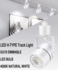 12 Pack Dope 10W LED Track Lighting Heads Adjustable Halo Type Fixtures For Accent Artwork And Retail Displays 4000K Cool White 120V