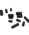 Get Your Ride Runnin Smooth With This 60-Piece Rubber Vacuum Caps Assortment Kit For Carburetors And Manifolds Featuring Versatile 3/16 5/32 7/32 1/4 5/16 And 3/8 Sizes Designed To Stop Leaks Fast And Keep It Fresh. black rubber vacuum caps assortment, assorted sizes on white
