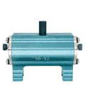 Front view of Heavy Duty Pneumatic Gripper Cylinder With Mechanical Arm Clamp For Single Or Double Water Clip Base And 90 Degree To 180 Degree Rotary Mounts Robot Automation Tool Compatible AlfaTX.