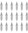 Heavy Duty Tire Studs 6Mm X 27Mm Steel Snow Spikes showcasing a group of silver alloy spikes on a white background.