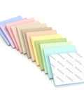 Pastel Sticky Notes 3 By 3 Inch 12 Pack With 50 Sheets Per Pad For Office School And Home Organization Color Coding And Quick Reminders