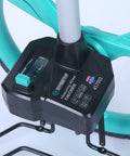 Close-up of Heavy Duty Large Road Construction Measuring Wheel With Mechanical Counter And Telescopic Handle built tough for surveyors.