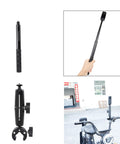 Car Suction Mount Kit For Action Cameras Insta360 X5 X4 X3 X2 X One RS R GoPro Max DJI Osmo 360 Includes 44.9 Inch Selfie Stick