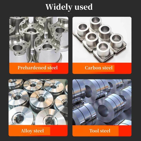 End mill material options: prehardened steel, carbon steel, alloy steel, and tool steel