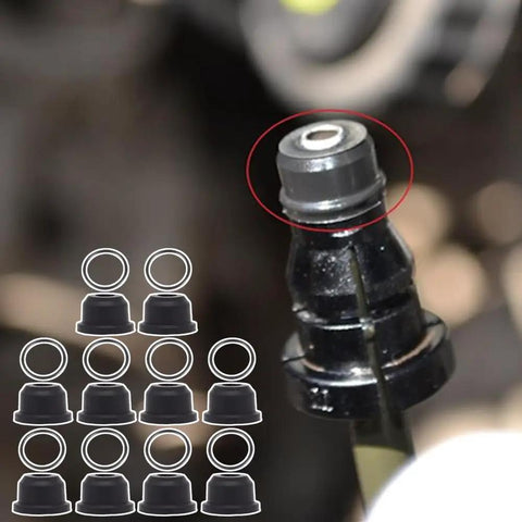 All In One Universal Brake Clutch Slave Master Cylinder Pipe Connector Joint Clip Seal Gasket Repair Kit For VW Audi BMW No Fuss Install With Premium Rubber black rubber seal on cylinder pipe connector for brake clutch repair