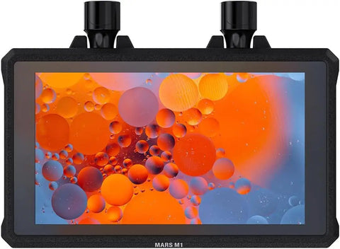 Hollyland Mars M1 Wireless Video Transmission Kit With 4K HDMI SDI Remote Monitor showing 5.5 inch Full HD display.