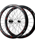 Carbon Road Bike Wheelset 40mm 50mm Clincher Tubeless Ready Rim 25mm Wide With Straight Pull Spokes Lightweight Aero Disc Wheels.