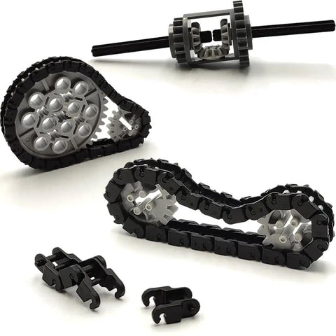Tech Gear Kit With 116 Pieces For DIY Ready Builds Compatible With Mindstorms And Other Kits including gears and connectors.