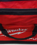 Open 22 Inch Fuel Tool Bag For Contractors, Heavy Duty Cordless Tool Carrier With Side Pockets And Durable Handles on display