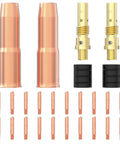 Pro Grade MIG Welding Gun Kit 0.035 Inch Tip Nozzle Diffuser Adapter for Lincoln Magnum 200 to 250 and Tweco Two MIG Guns