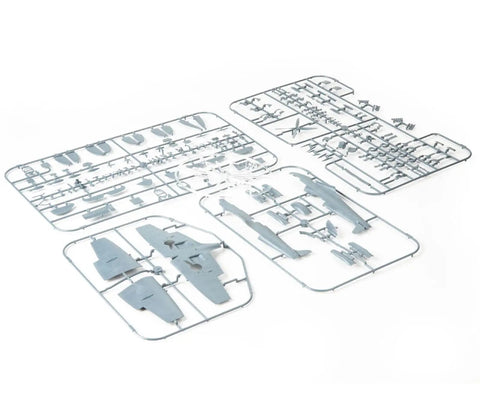 Plastic components of ProfiPACK Sweet 1 To 48 Spitfire Mk IXe Model Kit With Pre Painted Masks Photo Etch Decals And Plastic Components