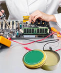 Low Temp Solder Flux Paste For Precision Electronics Repair, open tin, soldering PCBs, no clean lead-free solder paste