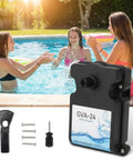 GVA 24 Pool Valve Actuator Replacement With 15 Foot Cable in front of a swimming pool with women playing, includes installation parts