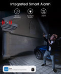 Outdoor Wireless Security Camera System with Solar Power 4 Camera Kit 3K 5MP HD Color Night Vision 166 Degree Alarm