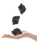 Speaker Terminal Block 2 Position PCB Mount Connector Clamp Set 6 Pack for Amplifier Projects, shown with durable plastic housing.