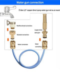 Ultimate 10 Pack Brass Garden Hose Quick Connectors For Super Drip Irrigation Systems With Heavy Duty Leak Proof Repair Kit For Yard Hoses, brass hose fittings with spray gun connection