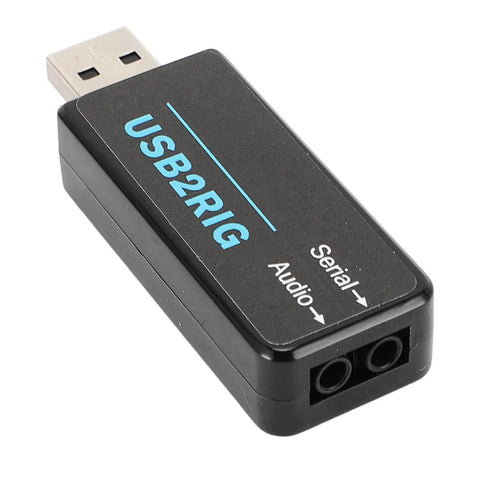 Amateur Radio Audio Interface With Built In Sound Card And Serial Port Two In One For Integrated Digital Modes Like FT8 FT4 JS8Call