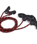 Crossbow Cocking Rope Tool With Double Handle Puller For Easy, Even Cocking, Red And Black String, 50 Percent Lower Draw Weight
